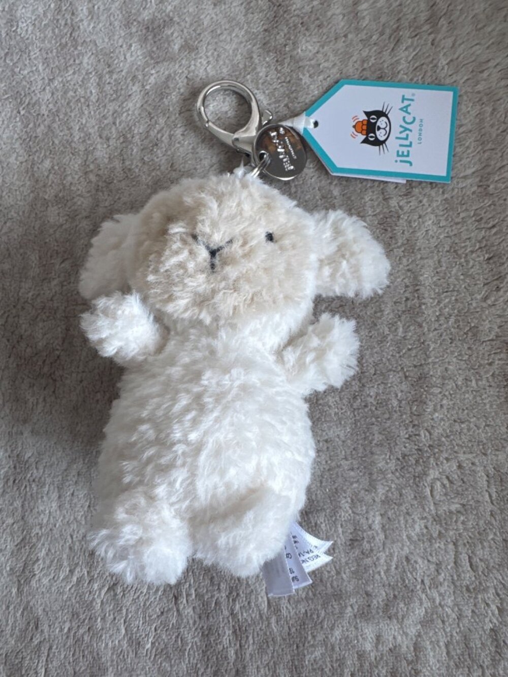 Jellycat Little Lamb Bag Charm NWT Gift